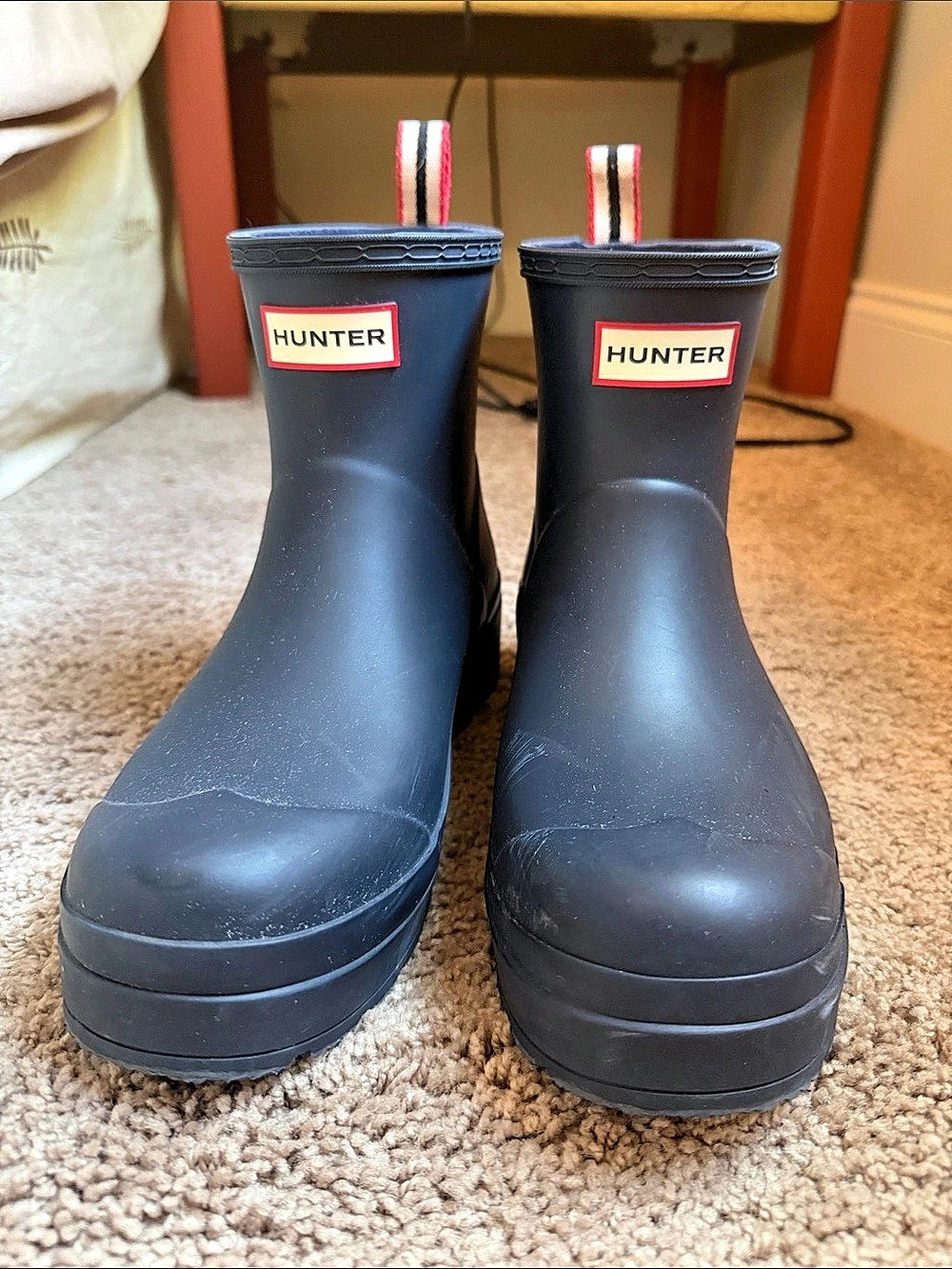 Hunter Women's Insulated Play Short Boot Short Rain Boots in Blue